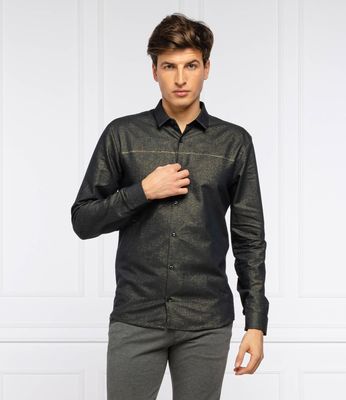 Koszula męska na jesień HUGO ze sklepu: Gomez Fashion Store w kategorii: Koszule męskie - zdjęcie 874714-BD9-10338_BU211M000057001