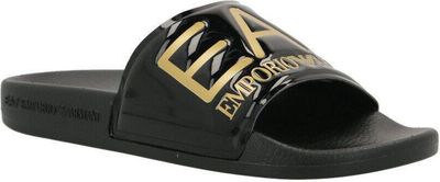 Klapki damskie na wiosnę EA7 ze sklepu: Gomez Fashion Store w kategorii: Klapki damskie - zdjęcie 874714-BD9-10338_E7212W000032413