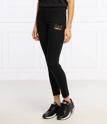 Spodnie damskie na lato EA7 ze sklepu: Gomez Fashion Store w kategorii: Spodnie damskie - zdjęcie 874714-BD9-10338_E7212W000114012