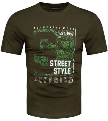 T-shirt męski Recea ze sklepu: Recea.pl w kategorii: T-shirty męskie - zdjęcie 9131037-22C-6950_3049