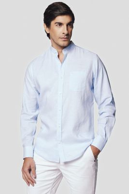 Koszula męska casual Lancerto ze sklepu: Lancerto S.A. w kategorii: Koszule męskie - zdjęcie 938E51-772-11513_KO073124000017.NIEBIESKI
