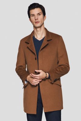 Płaszcz męski elegancki Lancerto ze sklepu: Lancerto S.A. w kategorii: Płaszcze męskie - zdjęcie 938E51-772-11513_KU054221000001.BEŻ