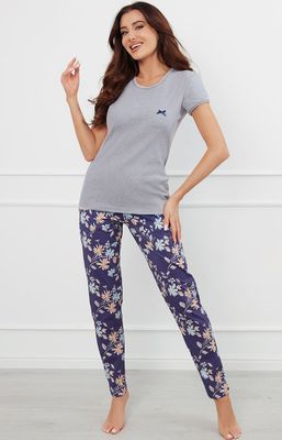 Piżama w nadruki casual ze sklepu: Intymna w kategorii: Piżamy damskie - zdjęcie 9621D59-45C-2676_189485