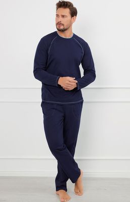 Piżama męska bez wzorów casual ze sklepu: Intymna w kategorii: Piżamy męskie - zdjęcie 9621D59-45C-2676_189744