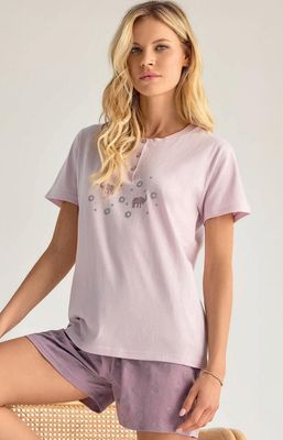 Piżama w nadruki ze sklepu: Intymna w kategorii: Piżamy damskie - zdjęcie 9621D59-45C-2676_212137