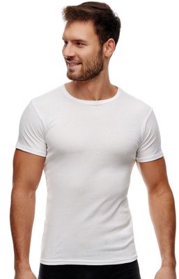 T-shirt męski sportowy gładki ze sklepu: Intymna w kategorii: T-shirty męskie - zdjęcie 9621D59-45C-2676_214045