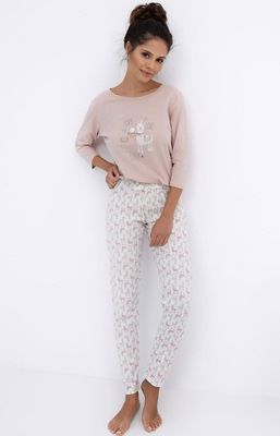 Piżama casual z nadrukami ze sklepu: Intymna w kategorii: Piżamy damskie - zdjęcie 9621D59-45C-2676_216450