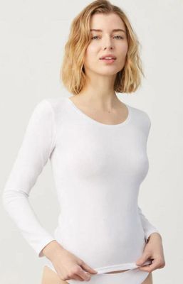 Bluzka damska bez wzorów ze sklepu: Intymna w kategorii: Bluzki damskie - zdjęcie 9621D59-45C-2676_219582