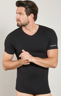 T-shirt męski bez wzorów ze sklepu: Intymna w kategorii: T-shirty męskie - zdjęcie 9621D59-45C-2676_220620