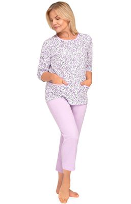 Piżama w kwiaty casual ze sklepu: Intymna w kategorii: Piżamy damskie - zdjęcie 9621D59-45C-2676_223287