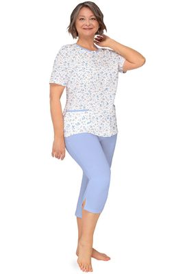 Piżama w kwiaty ze sklepu: Intymna w kategorii: Piżamy damskie - zdjęcie 9621D59-45C-2676_233239