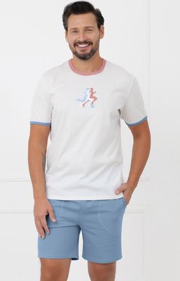 Piżama męska wiosenny ze sklepu: Intymna w kategorii: Piżamy męskie - zdjęcie 9621D59-45C-2676_234997