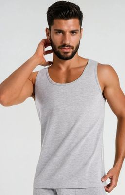 T-shirt męski bez wzorów ze sklepu: Intymna w kategorii: T-shirty męskie - zdjęcie 9621D59-45C-2676_151326
