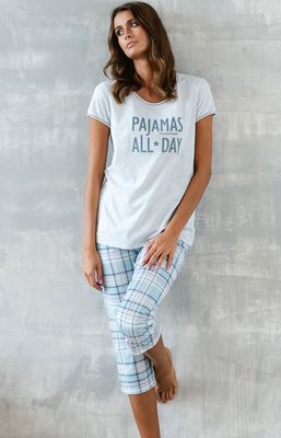 Piżama w nadruki ze sklepu: Intymna w kategorii: Piżamy damskie - zdjęcie 9621D59-45C-2676_171312