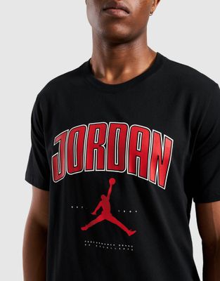 T-shirt męski w stylu młodzieżowym Jordan ze sklepu: JD Sports  w kategorii: T-shirty męskie - zdjęcie 9C9C4A-9AA-13709_HQ0009-010