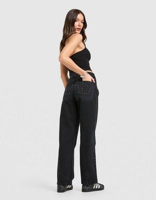 Hoodrich - Jeansy damskie na lato ze sklepu: JD Sports  w kategorii: Jeansy damskie - zdjęcie 9C9C4A-9AA-13709_HW02260089