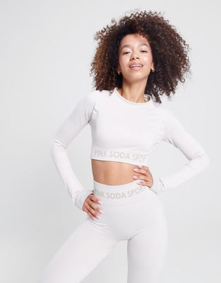 Pink Soda - Bluzka damska na wiosnę casualowa ze sklepu: JD Sports  w kategorii: Bluzki damskie - zdjęcie 9C9C4A-9AA-13709_PSSTW11735501