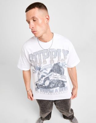 T-shirt męski letni Supply & Demand ze sklepu: JD Sports  w kategorii: T-shirty męskie - zdjęcie 9C9C4A-9AA-13709_SUPTM18231010