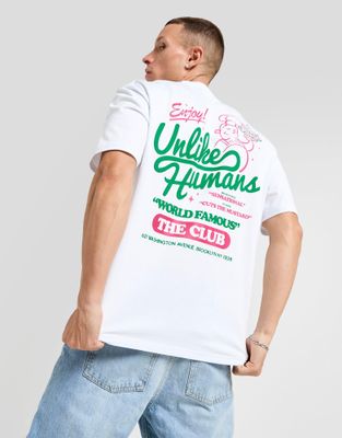 T-shirt męski Unlike Humans ze sklepu: JD Sports  w kategorii: T-shirty męskie - zdjęcie 9C9C4A-9AA-13709_ULHTM10307010
