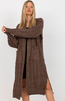 Sweter damski bez wzorów Rue Paris ze sklepu: Primodo w kategorii: Swetry damskie - zdjęcie A0D05E-522-13421_182149