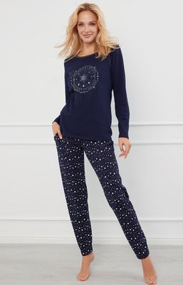 Piżama z nadrukami casual Italian Fashion ze sklepu: Primodo w kategorii: Piżamy damskie - zdjęcie A0D05E-522-13421_190579