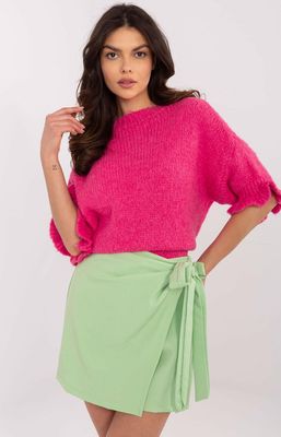 Sweter damski gładki casual Italy Moda ze sklepu: Primodo w kategorii: Swetry damskie - zdjęcie A0D05E-522-13421_196032