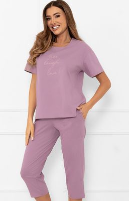 Piżama z nadrukami Italian Fashion ze sklepu: Primodo w kategorii: Piżamy damskie - zdjęcie A0D05E-522-13421_215193