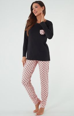 Italian Fashion - Piżama z nadrukami casualowa ze sklepu: Primodo w kategorii: Piżamy damskie - zdjęcie A0D05E-522-13421_220428