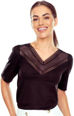 Eldar - Bluzka damska z koronką elegancka ze sklepu: Primodo w kategorii: Bluzki damskie - zdjęcie A0D05E-522-13421_230350