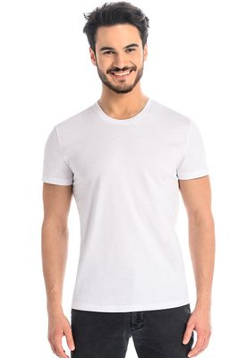 T-shirt męski bez wzorów Teyli ze sklepu: Primodo w kategorii: T-shirty męskie - zdjęcie A0D05E-522-13421_147331