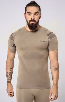 T-shirt męski bez wzorów Spaio ze sklepu: Primodo w kategorii: T-shirty męskie - zdjęcie A0D05E-522-13421_152125