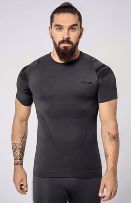 T-shirt męski bez wzorów Spaio ze sklepu: Primodo w kategorii: T-shirty męskie - zdjęcie A0D05E-522-13421_152127