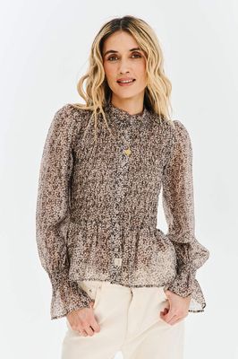 Bluzka damska elegancka NAOKO-STORE.pl ze sklepu: NAOKO w kategorii: Bluzki damskie - zdjęcie A8F38C0-26C-6400_15791436333429