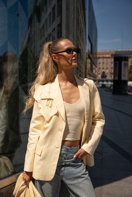 Marynarka na wiosnę NAOKO-STORE.pl ze sklepu: NAOKO w kategorii: Marynarki damskie - zdjęcie A8F38C0-26C-6400_15911977976181