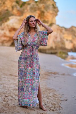 Sukienka boho na wiosnę NAOKO-STORE.pl ze sklepu: NAOKO w kategorii: Sukienki - zdjęcie A8F38C0-26C-6400_8853639889241
