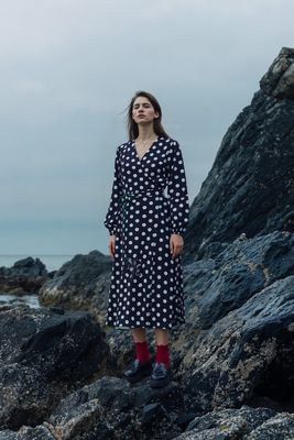 NAOKO-STORE.pl - Sukienka jesienna casual ze sklepu: NAOKO w kategorii: Sukienki - zdjęcie A8F38C0-26C-6400_15301685903733