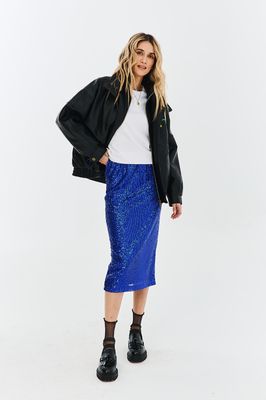 Spódnica na wiosnę elegancka NAOKO-STORE.pl ze sklepu: NAOKO w kategorii: Spódnice - zdjęcie A8F38C0-26C-6400_15647480971637