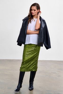 NAOKO-STORE.pl - Spódnica elegancka na wiosnę ze sklepu: NAOKO w kategorii: Spódnice - zdjęcie A8F38C0-26C-6400_15647480938869