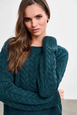 Sweter damski casual NAOKO-STORE.pl ze sklepu: NAOKO w kategorii: Swetry damskie - zdjęcie A8F38C0-26C-6400_15647480643957