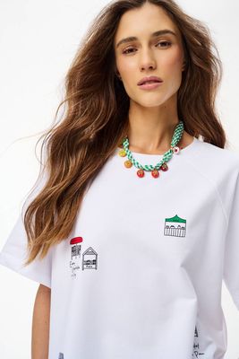 Bluzka damska w nadruki NAOKO-STORE.pl ze sklepu: NAOKO w kategorii: Bluzki damskie - zdjęcie A8F38C0-26C-6400_15856134455669
