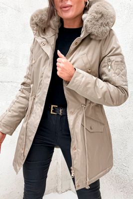 Parka damska jesienna casual Olika ze sklepu: olika.com.pl w kategorii: Parki damskie - zdjęcie AE84B5C-5EA-3073_14040