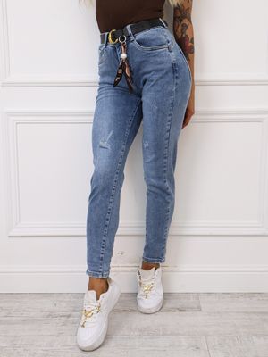 Jeansy damskie na lato Olika ze sklepu: olika.com.pl w kategorii: Jeansy damskie - zdjęcie AE84B5C-5EA-3073_16842