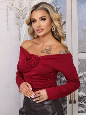 Olika - Bluzka damska bez wzorów ze sklepu: olika.com.pl w kategorii: Bluzki damskie - zdjęcie AE84B5C-5EA-3073_18324