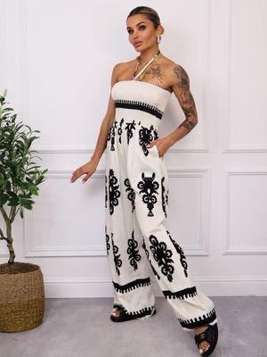 Olika - Kombinezon damski boho ze sklepu: olika.com.pl w kategorii: Kombinezony damskie - zdjęcie AE84B5C-5EA-3073_19624