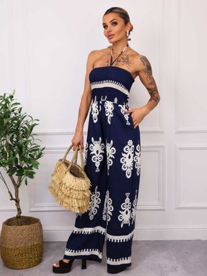 Kombinezon damski w stylu boho Olika ze sklepu: olika.com.pl w kategorii: Kombinezony damskie - zdjęcie AE84B5C-5EA-3073_19630