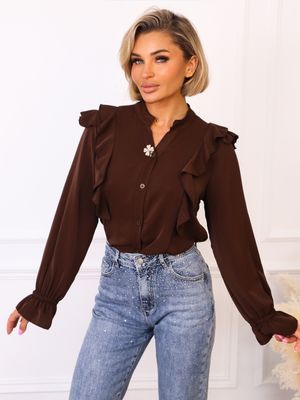 Koszula damska casual Olika ze sklepu: olika.com.pl w kategorii: Koszule damskie - zdjęcie AE84B5C-5EA-3073_20538