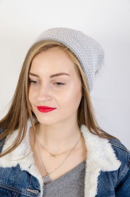 Czapka zimowa damska na zimę Olika ze sklepu: olika.com.pl w kategorii: Czapki zimowe damskie - zdjęcie AE84B5C-5EA-3073_8081