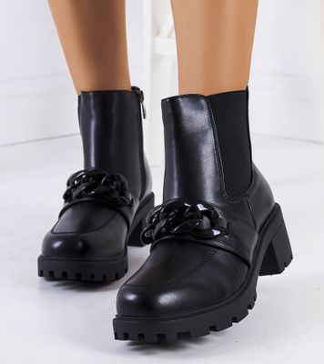 Botki eleganckie ze sklepu: gemre w kategorii: Botki - zdjęcie B960DE9-B0C-5025_17986-21