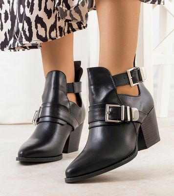 Botki eleganckie ze sklepu: gemre w kategorii: Botki - zdjęcie B960DE9-B0C-5025_18351-B
