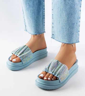 Klapki damskie boho ze sklepu: gemre w kategorii: Klapki damskie - zdjęcie B960DE9-B0C-5025_22669